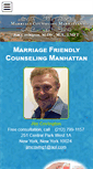 Mobile Screenshot of marriagecounselormanhattan.com